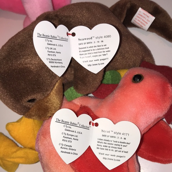 Set of 4 rare Beanie Babies Ty - Picture 5 of 8